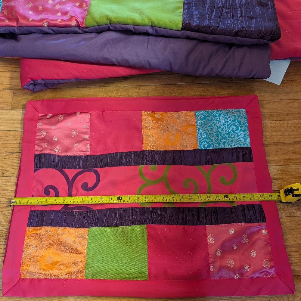 Vintage Y2K 2000s Seventeen Queen Bedding Set Comforter Pillow Shams - Picture 2 of 7